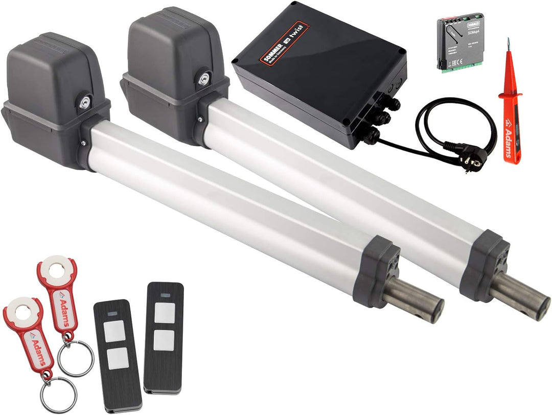 Sommer Twist 200E Drehtorantrieb 2-flüglig Set 2 Stück Handsender 4026