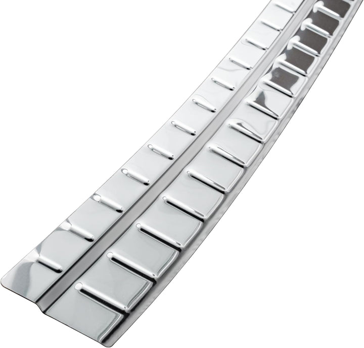 RECAMBO Ladekantenschutz Edelstahl Hochglanz poliert, Chrom Look - kompatibel für Skoda Kodiaq I - B