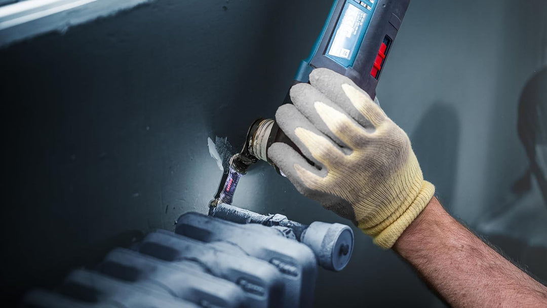 Bosch Professional 5x Sägeblatt Expert MetalMax AIZ 32 AIT (für Stahl, Edelstahl, Breite 32 mm, Zube