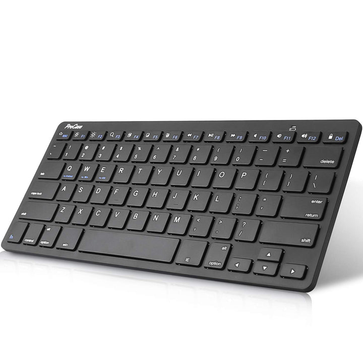 ProCase Universal Wireless US-English Keyboard (QUERTY-US Layout) for MacBook, Tablets, PC, Laptop,