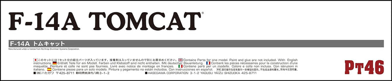 Hasegawa Has PT46 - F-14A Tomcat, Schwarz