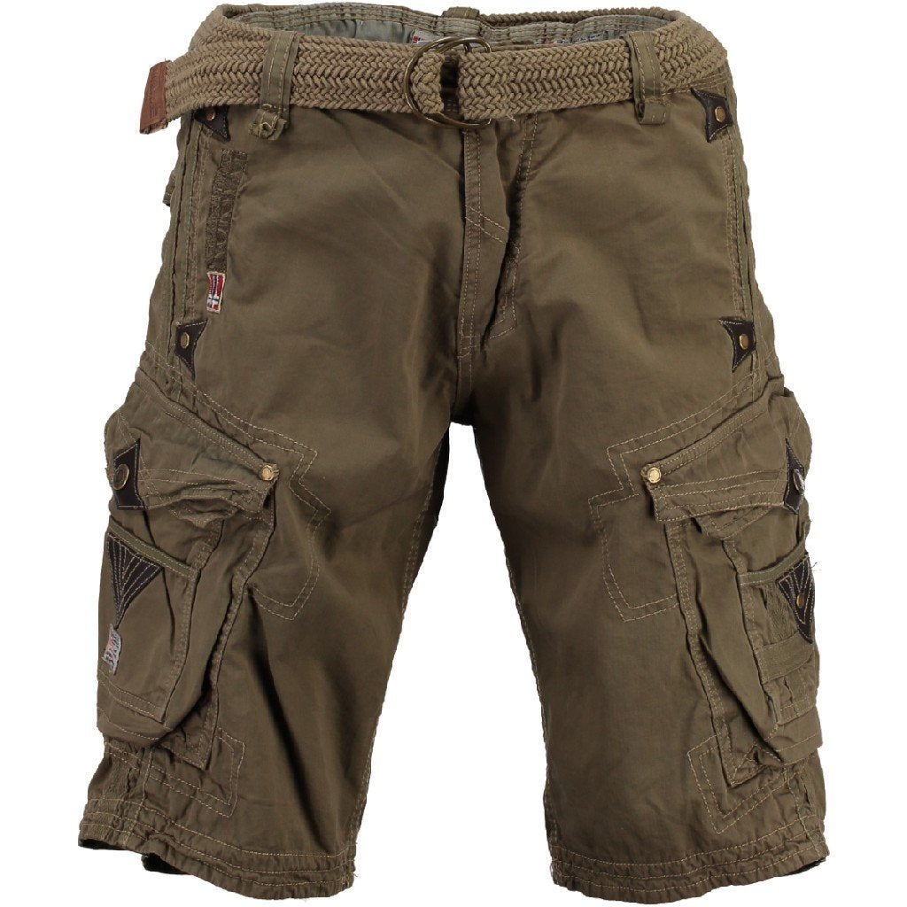 Geographical Norway Herren Cargo Shorts Perle (kaki, Medium)