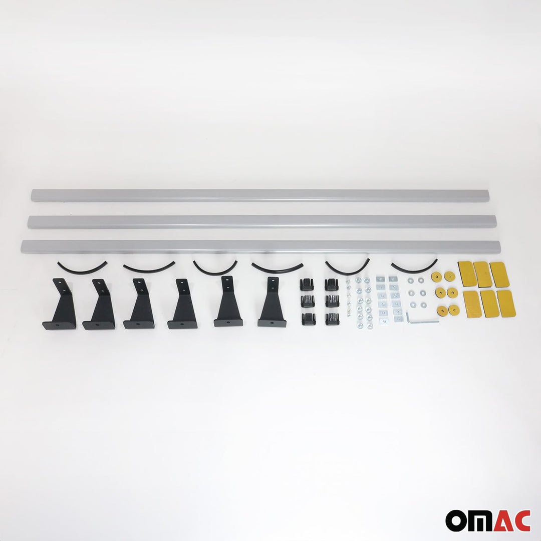 OMAC Heavy Duty Dachträger Querträger kompatibel mit Mercedes Vito W639 2003-2014 – 3 Stangen – Stah