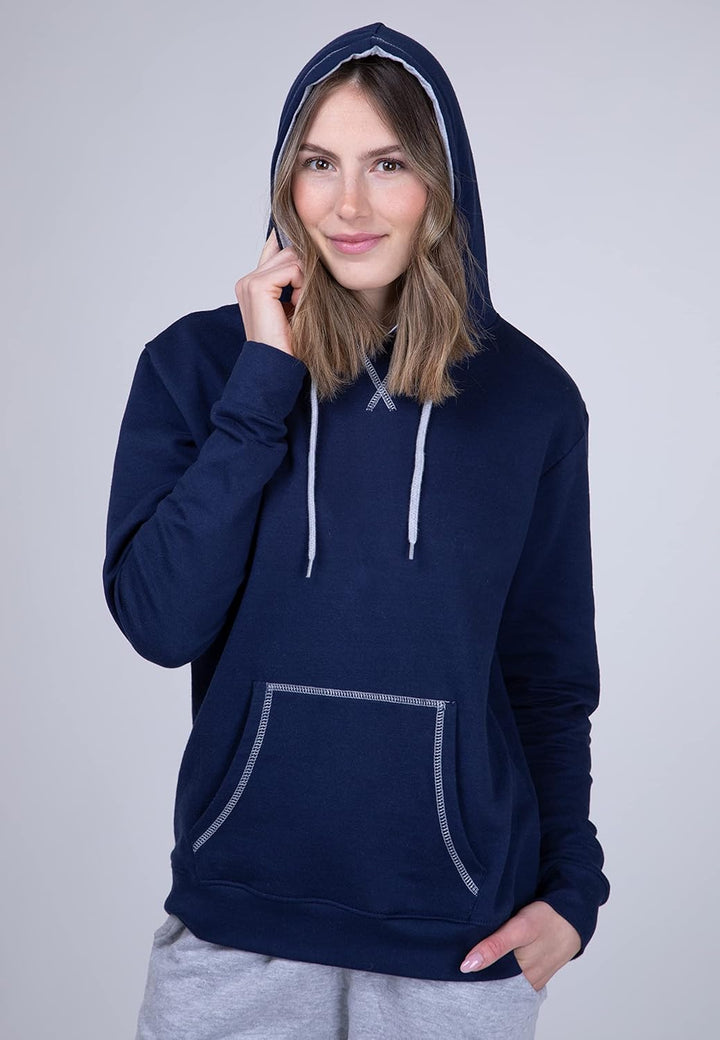 maluuna Damen Hausanzug Hoodie mit Hose, Farbe:grau, Grösse:S