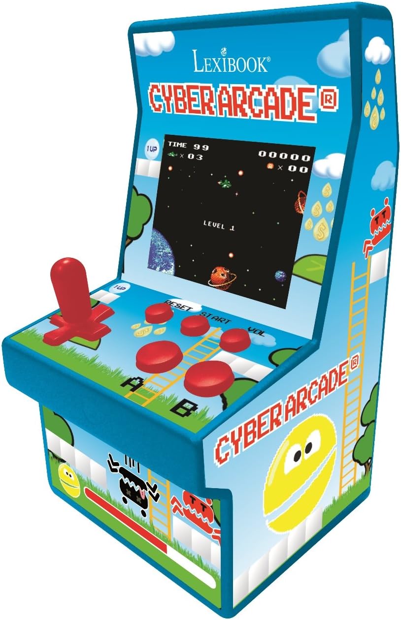 Lexibook Retro spielkonsole Cyber Arcade® 200 spiele, 2,8” LCD-Farbbildschirm JL2940
