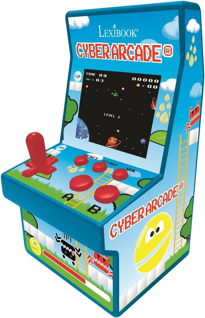 Lexibook Retro spielkonsole Cyber Arcade® 200 spiele, 2,8” LCD-Farbbildschirm JL2940