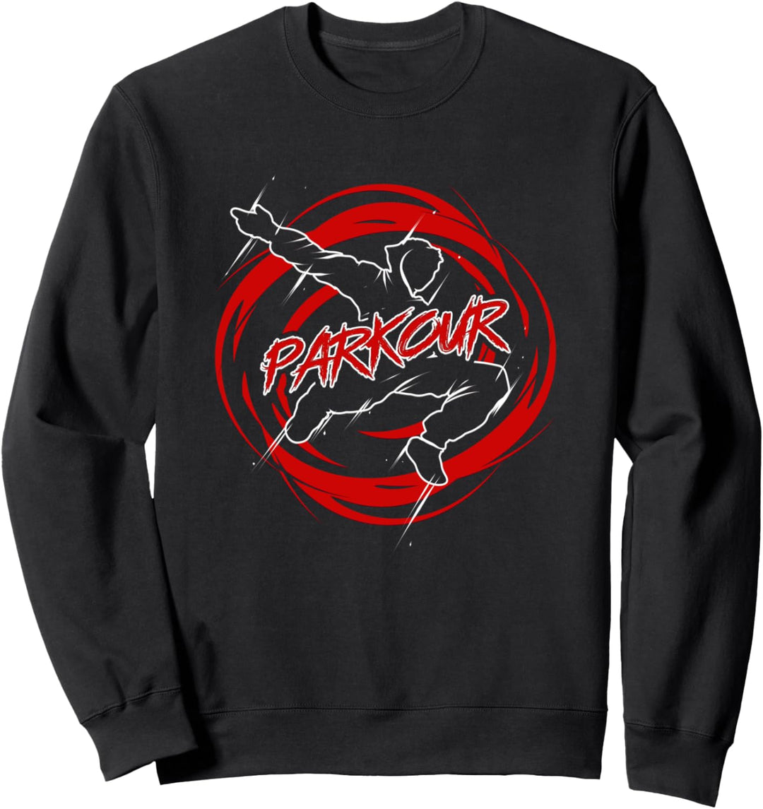 Parkour & Freerun Jumping Twist Training Traceur Geschenk Sweatshirt