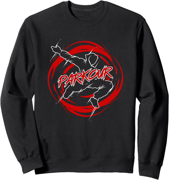 Parkour & Freerun Jumping Twist Training Traceur Geschenk Sweatshirt