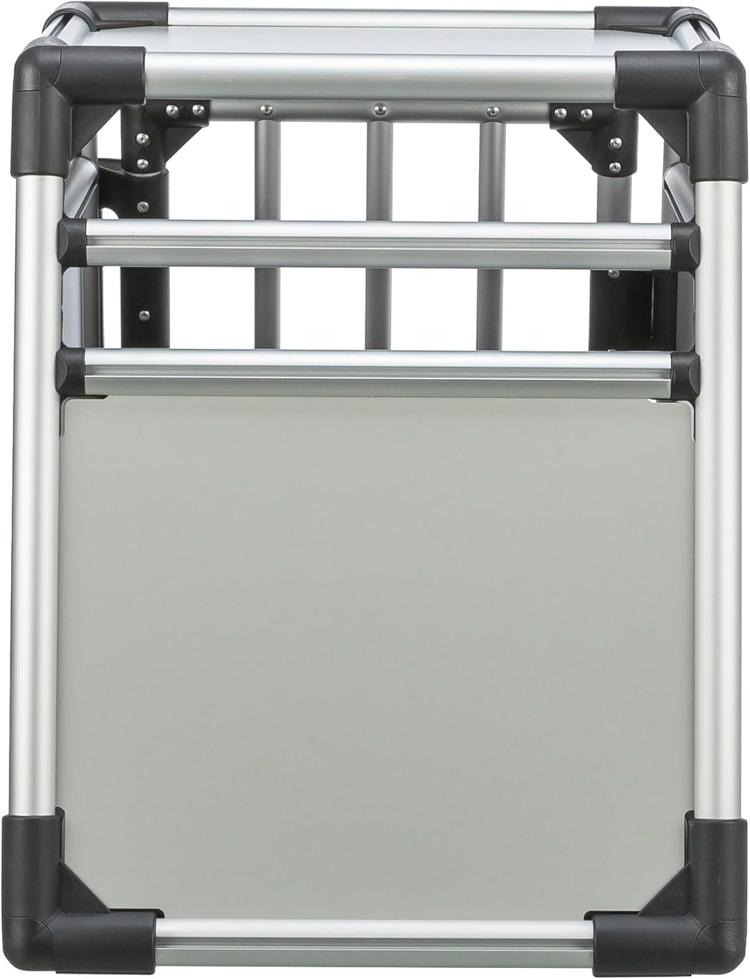 Trixie 39340 Transportbox, Aluminium, S: 48 × 57 × 64 cm, silber/hellgrau 1 Stück (1er