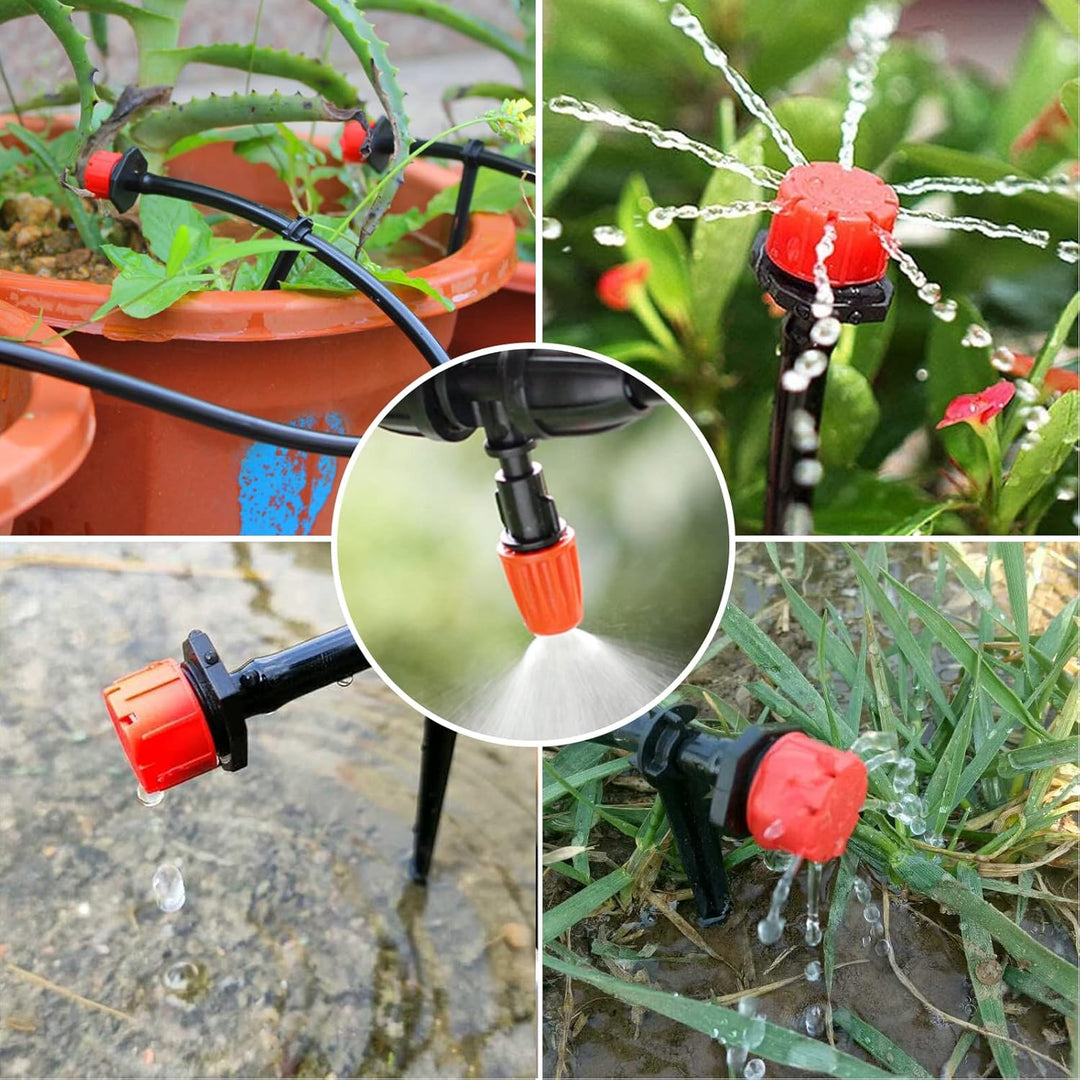 Garten BewässerungsSystem, 340Pcs Garten Bewässerung Kit,55M+15M Bewässerungsrohre,Automatik Tröpfch