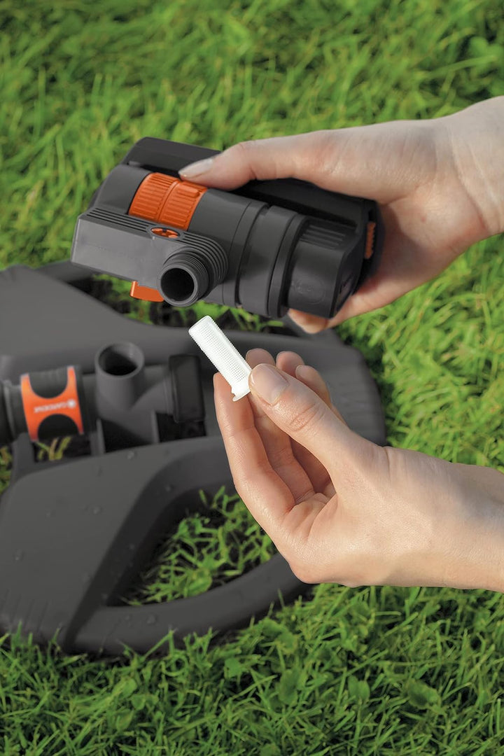 Gardena Oszillierender Sprinkler „ZoomMaxx“ auf Metallstufenspitze Schwingend