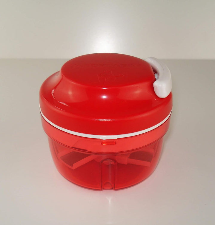 TUPPERWARE Turbo-Chef Zwiebelschneider Chef Speedy Boy rot 10124