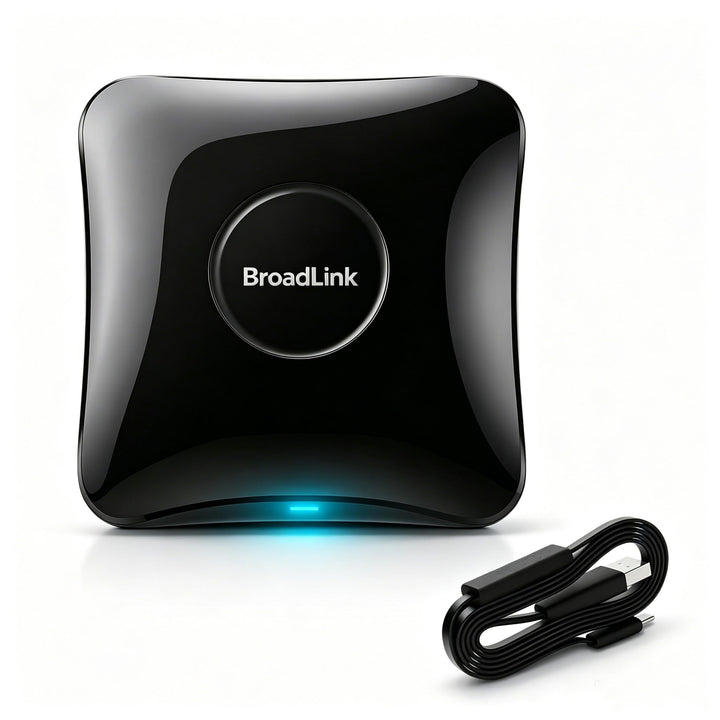 BroadLink RM4 Pro S und Sensorkabelsatz, universeller RF IR-Fernbedienungshub mit USB-Kabel Temperat