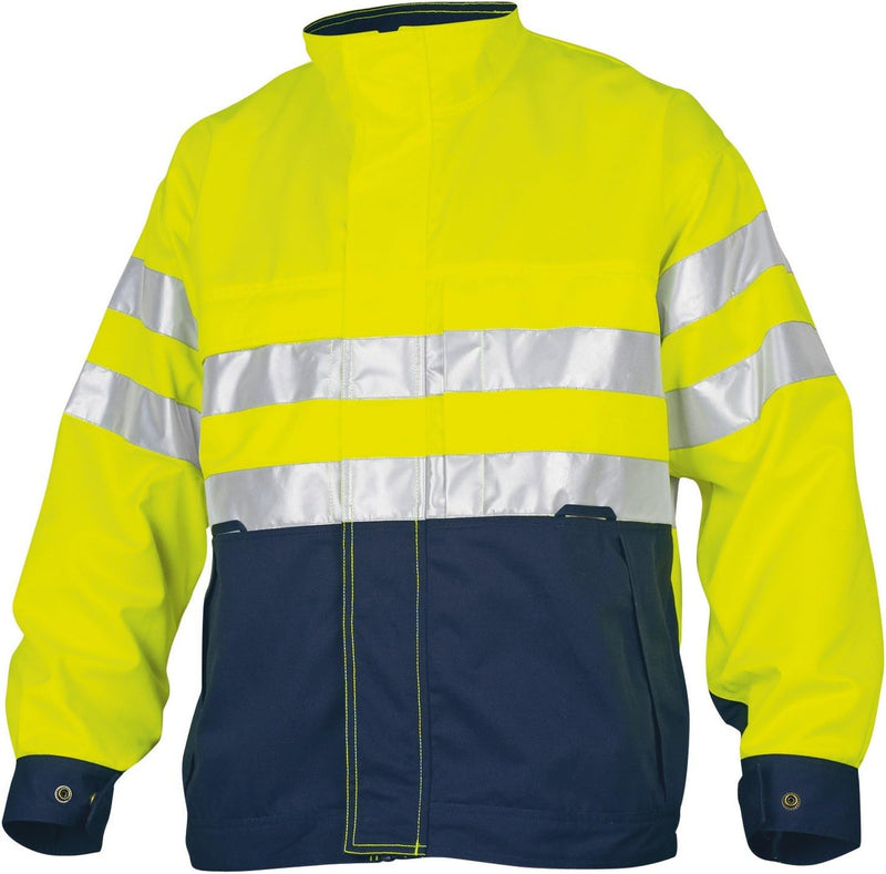 ProJob 646401 – 10 – 3 Jacke Reissverschluss, mehrfarbig, 646401-10-8 XXL Jaune/Marine, XXL Jaune/Ma