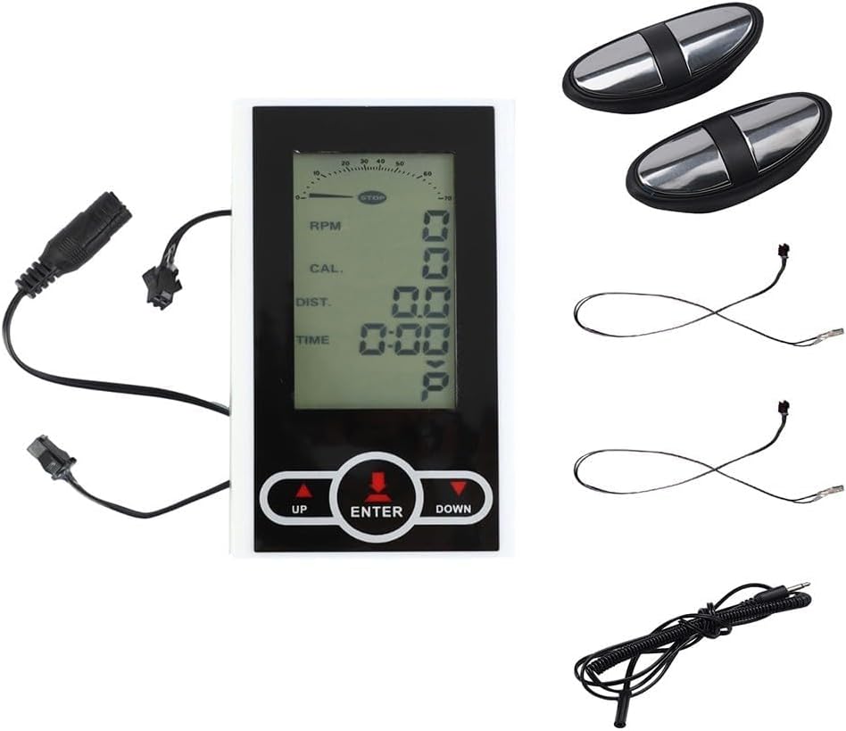 Heimtrainer Monitor Tacho, Heimtrainer Tacho Display, Heimtrainer Computer 5,4 x 3,1 Zoll Display Bi