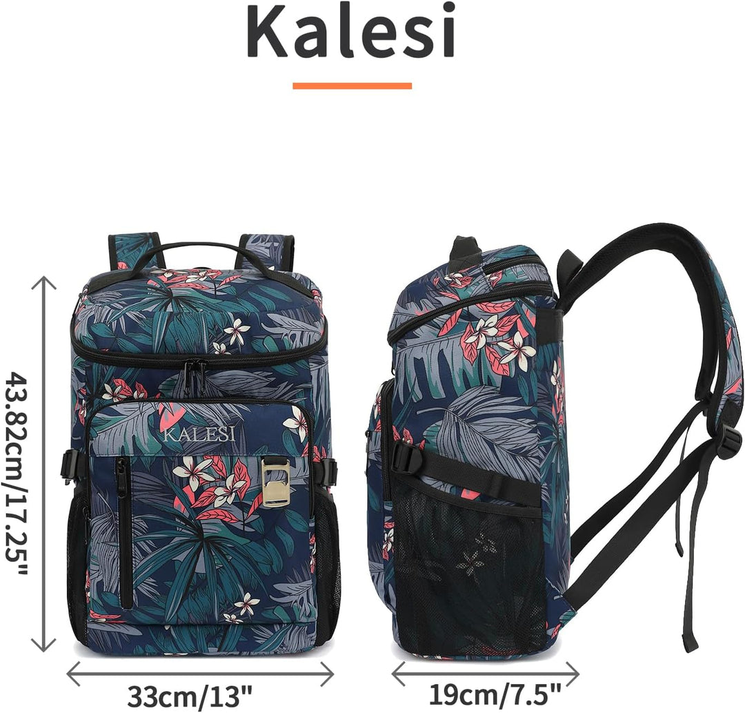 Kalesi Kühlrucksack 36 Dosen Leichter Isolierter Rucksack Kühler Auslaufsicher Reise Camping Mittage