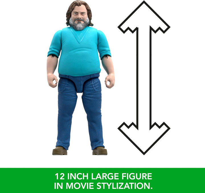Mattel Minecraft Grosse Actionfiguren, 30 cm grosse, bewegliche Steve-Sammelfigur, inspiriert von Ei