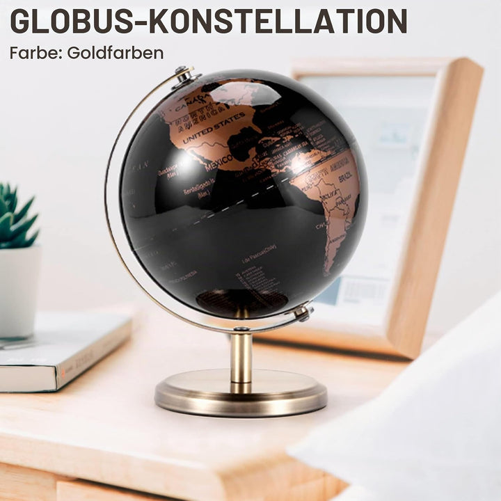 HADIIH Welt Globus Bild Karten Globus für Haus Tisch Schreibtisch Ornamente Geschenk BüRo Haus Dekor