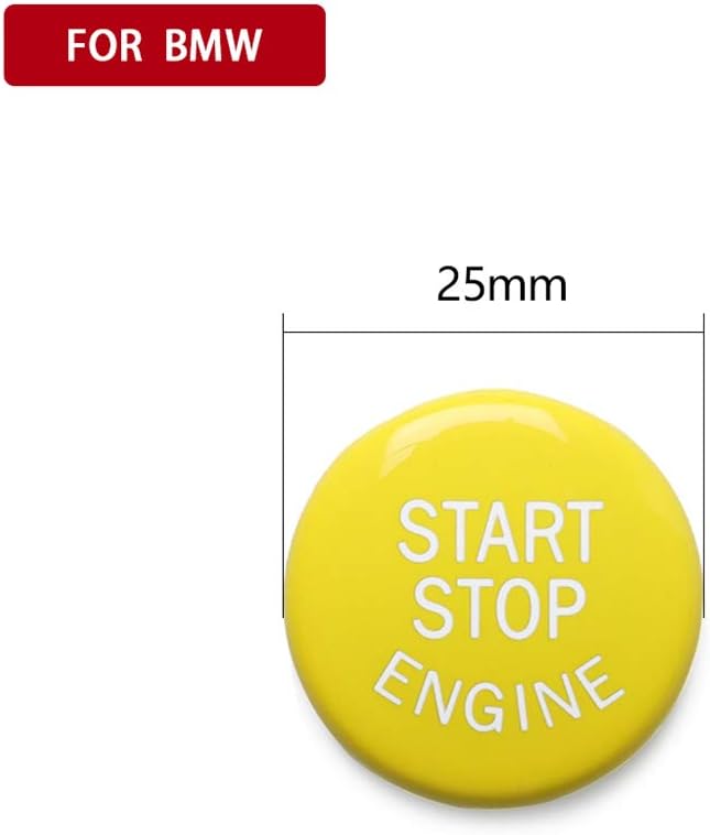 iSpchen Auto Motor Knopfabdeckung Start/Stopp Tastenabdeckung Motor Startknopf Abdeckung für 3er E c
