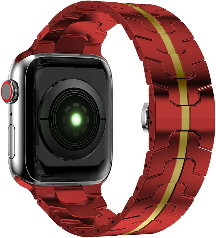 ANYE Kompatibel mit Apple Watch Armband 41mm 40mm 38mm, Armband Apple Watch Series 8 Series 7 Edelst