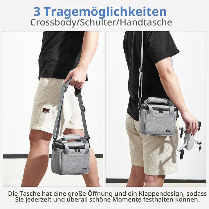 Linpr DJI Mini 4K/4/2 SE Aufbewahrungstasche, Tragbare Schultertasche für Drohnen- und Controller-Zu