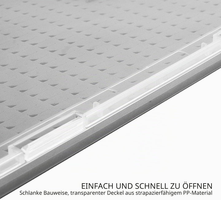 SF Fliegenfischen Box Fliegendose Fliegenbox Köderbox für Fliegen Transparent A4-Grösse # Schaumschi