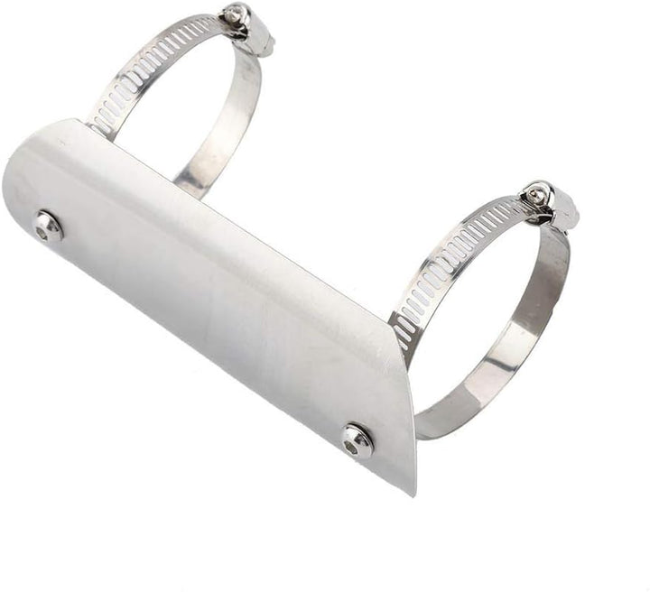 Motorrad-Auspuff-Hitzeschild, Edelstahl-Mittelrohr-Verbindungsrohr-Schutzabdeckung, Fersenschutz für