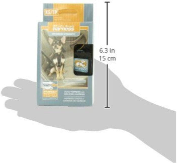 Kurgo Tru-Fit Hundegeschirr, Crash-Test-erprobtes Auto-Sicherheitsgurt, Für Hunde von 2 bis 5 kg, Gr