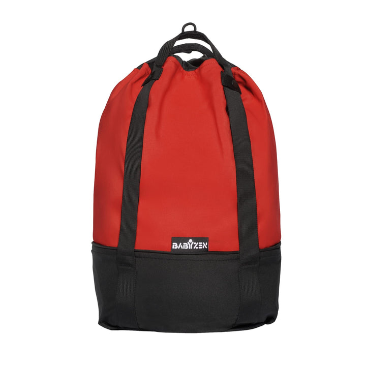 Babyzen YOYO Bag, Red - Robuster zusätzlicher Stauraum am YOYO2 Kinderwagen - Inklusive Rad und Hake