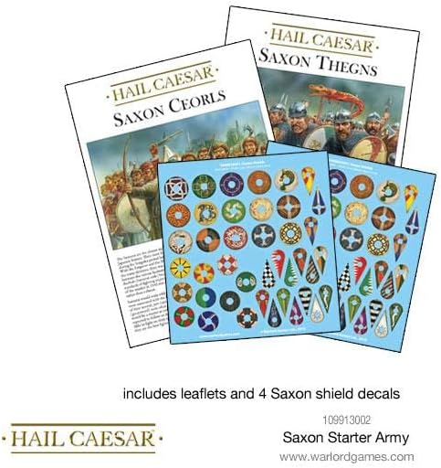 Hail Caesar Warlord Games, Saxon Starter Army - Wargaming miniatures