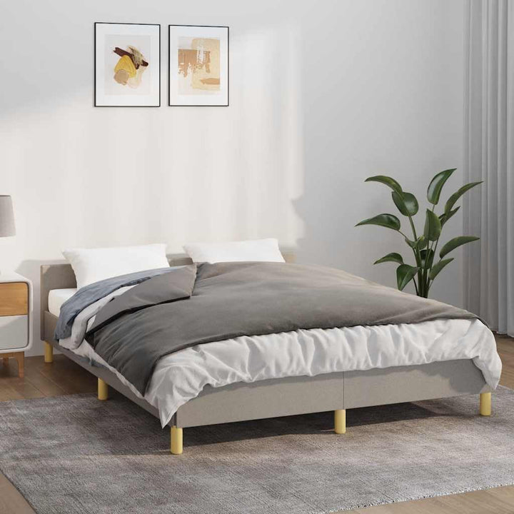 vidaXL Gewichtsdecke mit Bezug Grau 140x200 cm 10 kg Stoff 140 x 200 cm, 140 x 200 cm