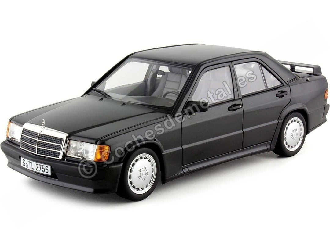 Norev Mercedes 190 E 2.3-16 W201 1984 schwarz metallic Modellauto 1:18