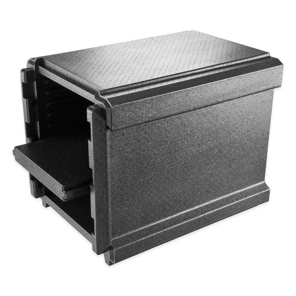 thermohauser EPP-Thermobox Combi Junior GN 1/1 für 70 Liter - 63 x 50 x 50 cm - Fronteinschub mit 10