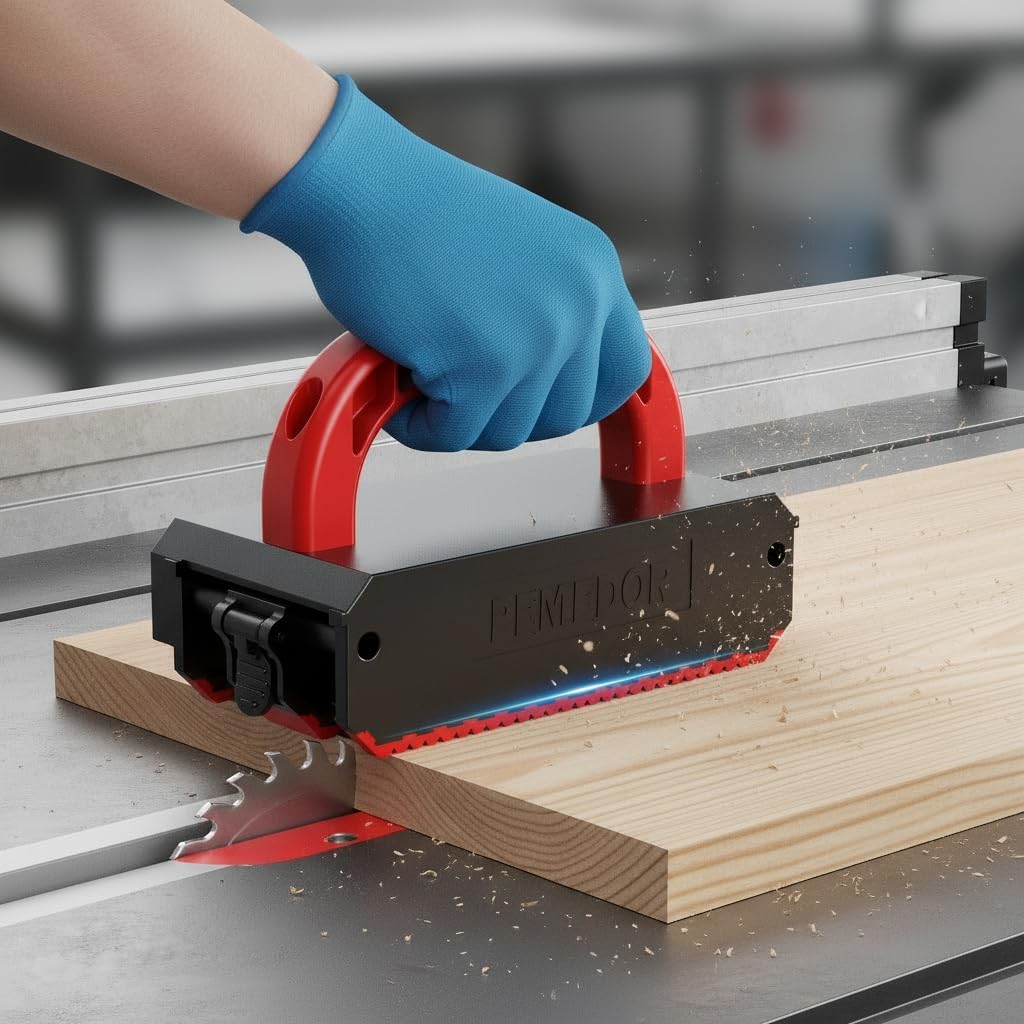 Tisch-Kreissäge-Schieber, Sicherheitsblock aus Holz für Kreissäge, Router-Tisch, Bandschleifer, stab