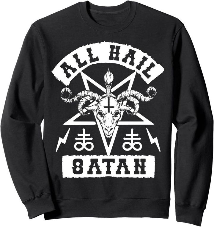 Okkulter Satanismus Hexerei Horror Gothic Satanic Sweatshirt