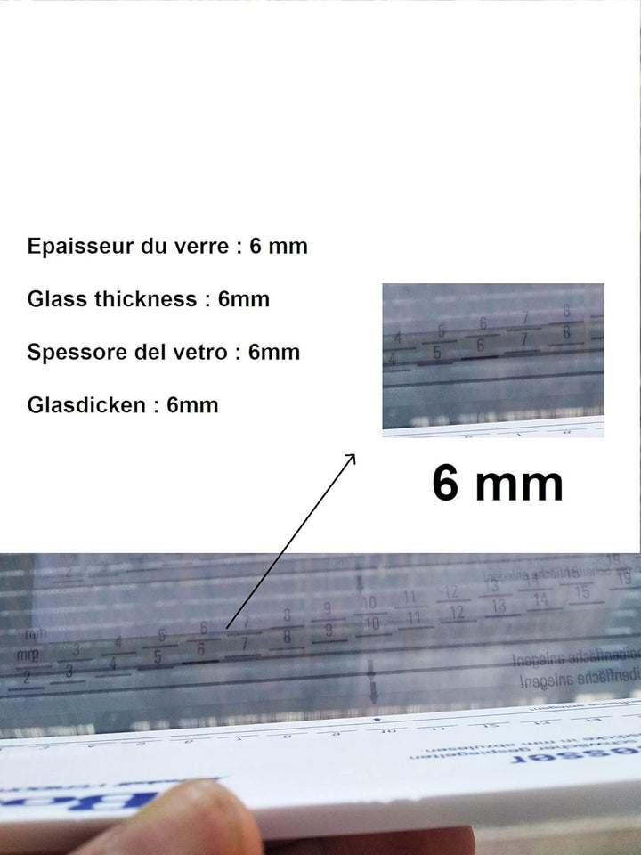 Optischer Glasdickenmesser | Dickenlehre Massnahmen von 2 bis 25° mm 5164900