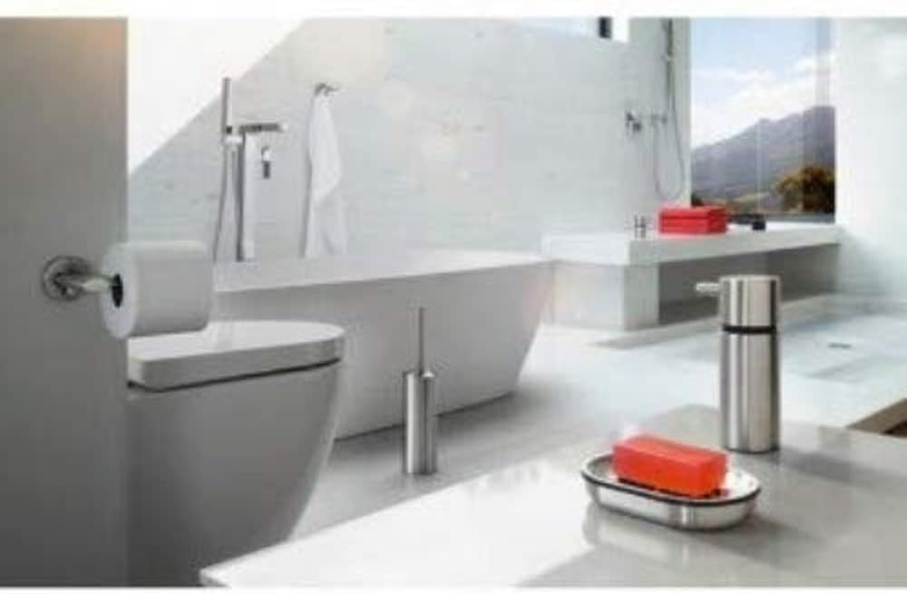 Blomus 68842 WC-Rollenhalter Areo, Edelstahl, 17 x 5 x 5 cm