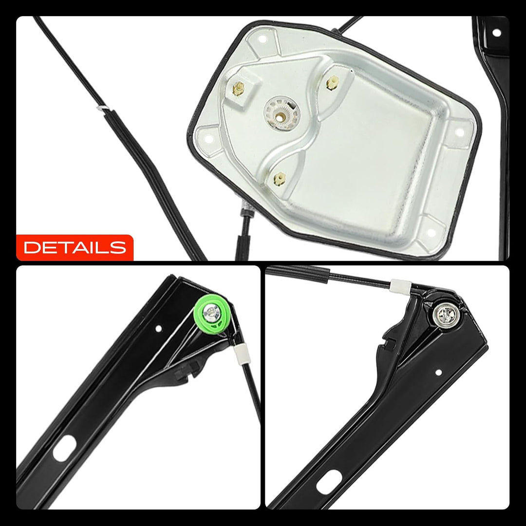 Frankberg Fensterheber Vorne Links Kompatibel mit Golf Plus 5M1 521 4/5-Türer 2005-2013 5M0837461, V