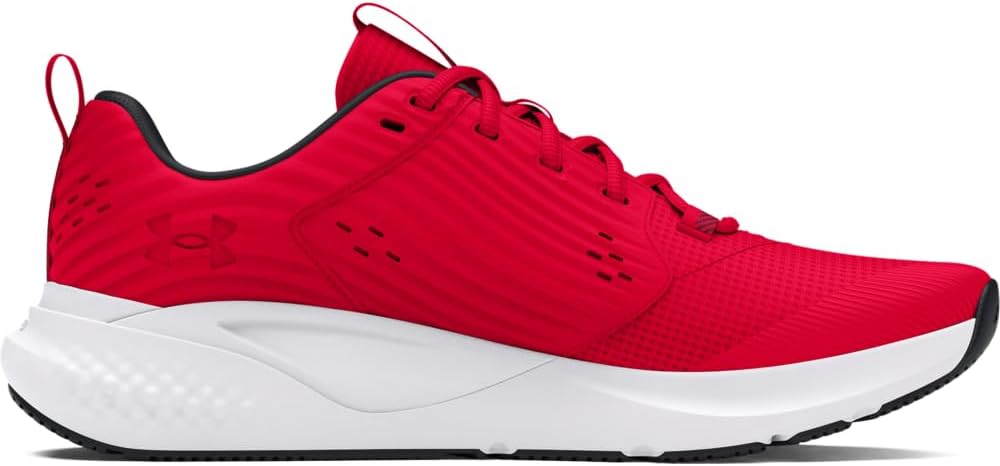 Under Armour Men's Ua Charged Commit Tr 4 Cross Trainer 44.5 EU 601 Rot Weiss Schwarz, 44.5 EU 601 R
