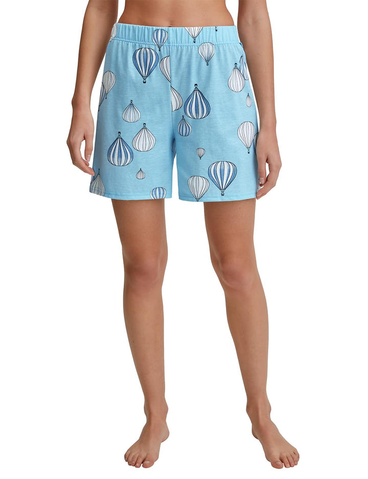 CALIDA Favourites Shorts Damen, aus 100% Baumwolle 44-46 Cascade Blue, 44-46 Cascade Blue