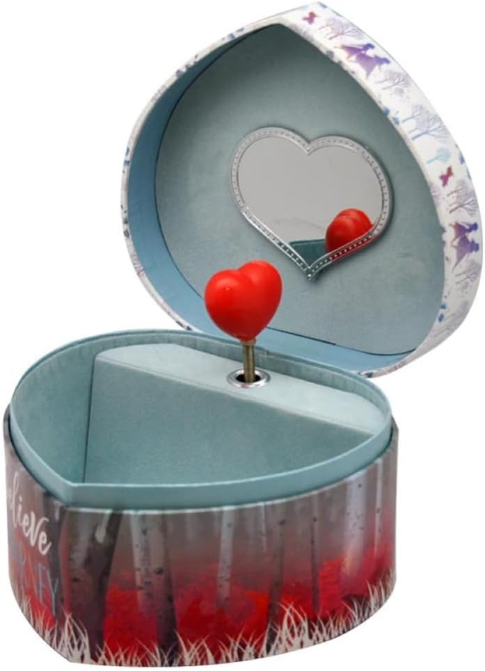 Disney Frozen II Elsa und Anna Spieluhr Schmuckkasten Herz 14,8 x 13,5 x 8,6 cm