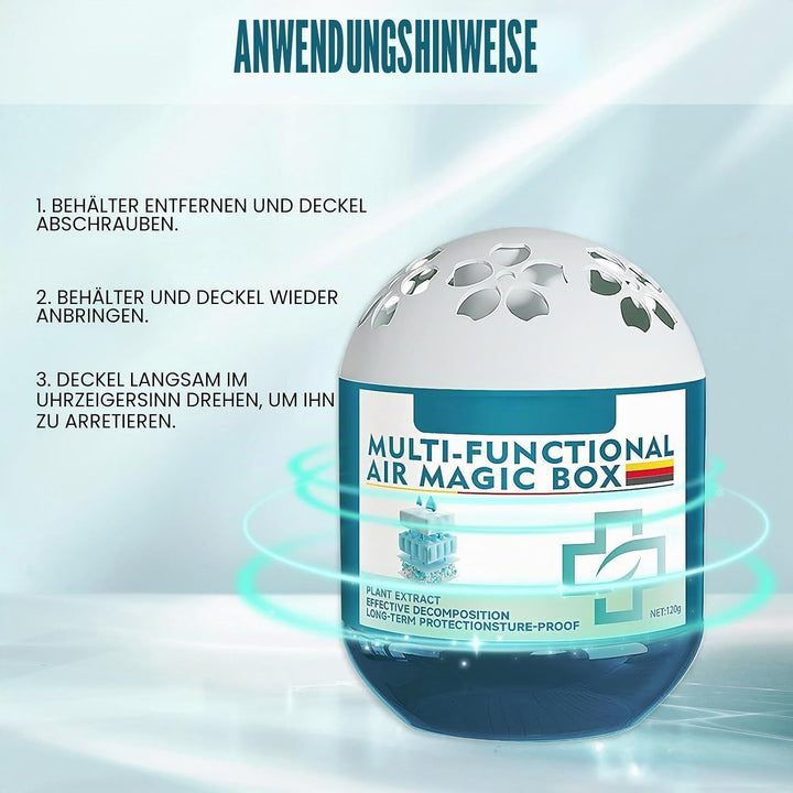 3 Stück Indoor Luftreinigung Staub Entfernung Magic Box,Multifunktionale Lufterfrisch Staubfänger Fü
