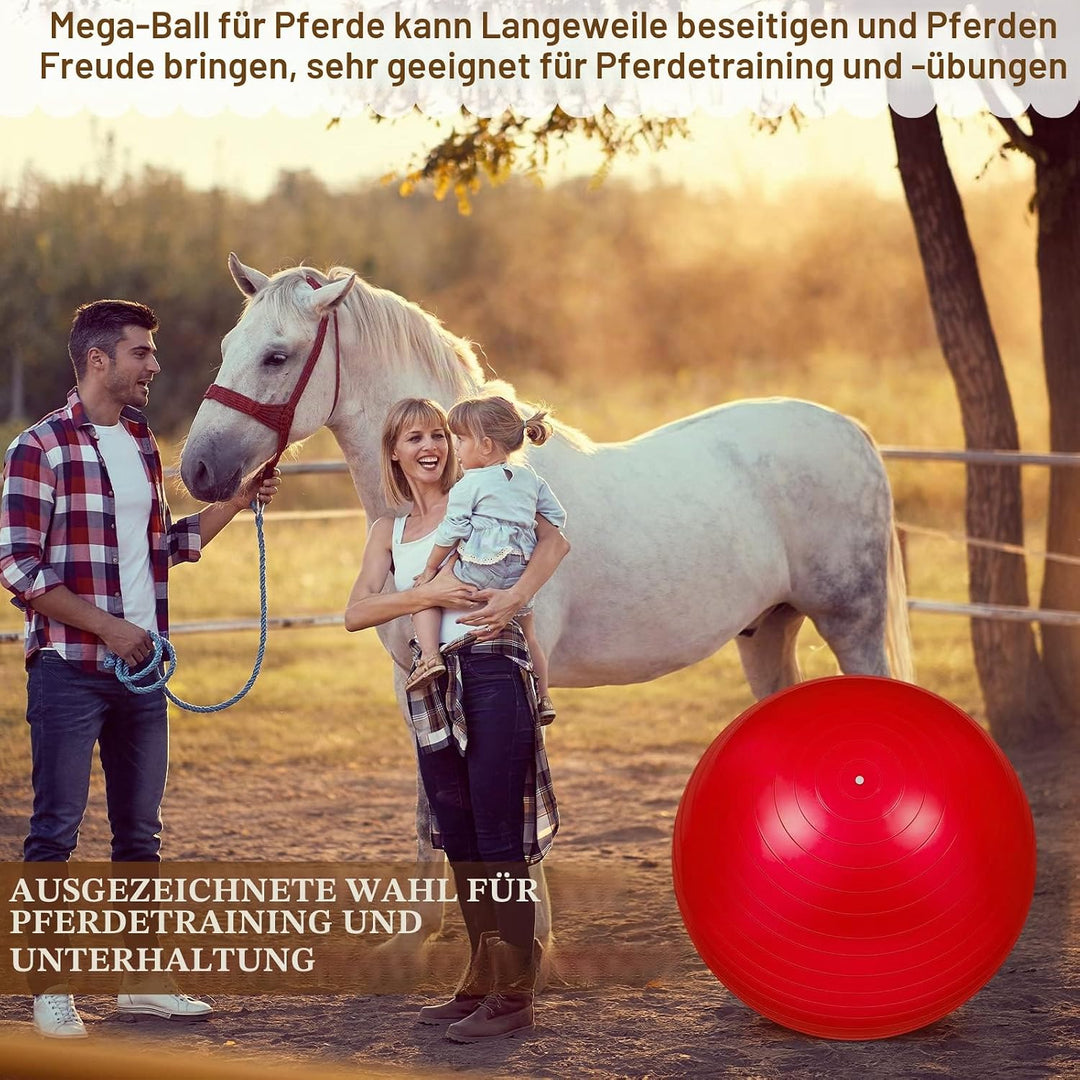 2 Stück 101.6 cm Pferdeball zum Spielen, grosser Pferdeball, grosser Herding Ball für Pferde, Anti-P