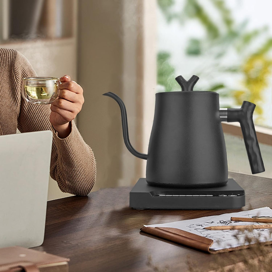 Smart schwanenhals wasserkocher, Edelstahl Wasserkocher mit Temperatureinstellung, Gooseneck Kettle