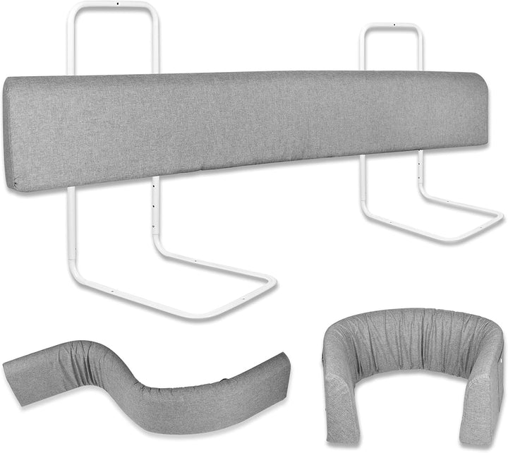 Froadp 360 cm Kinder Bettkantenschutz Set Höhenverstellbar Kinderbettgitter rutschfeste Rausfallschu