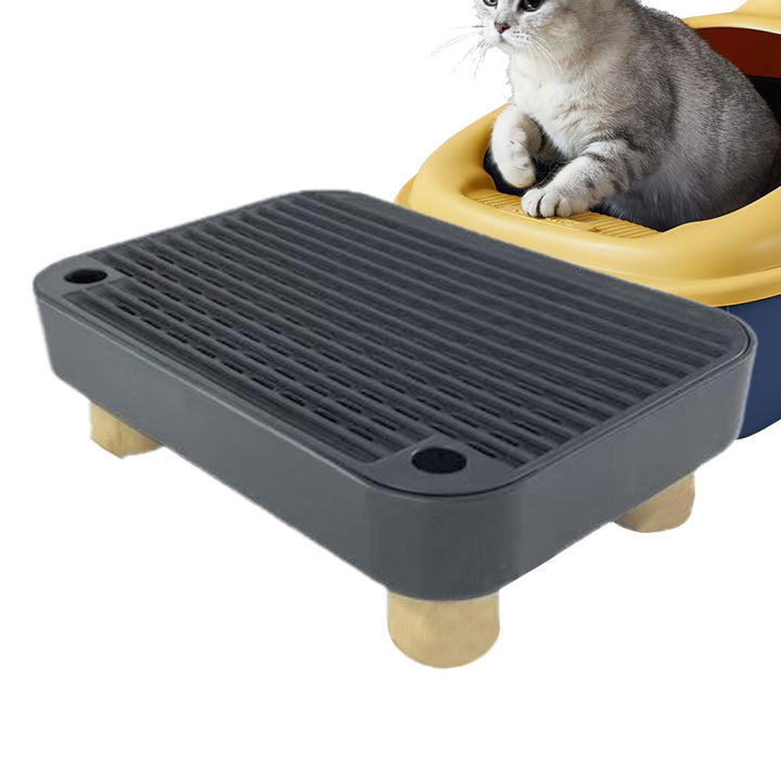 Katzenklo Stufe - Stufe Für Ältere Katzen Mit Filterfunktion | rutschfeste Kätzchen Katzenklo Matte