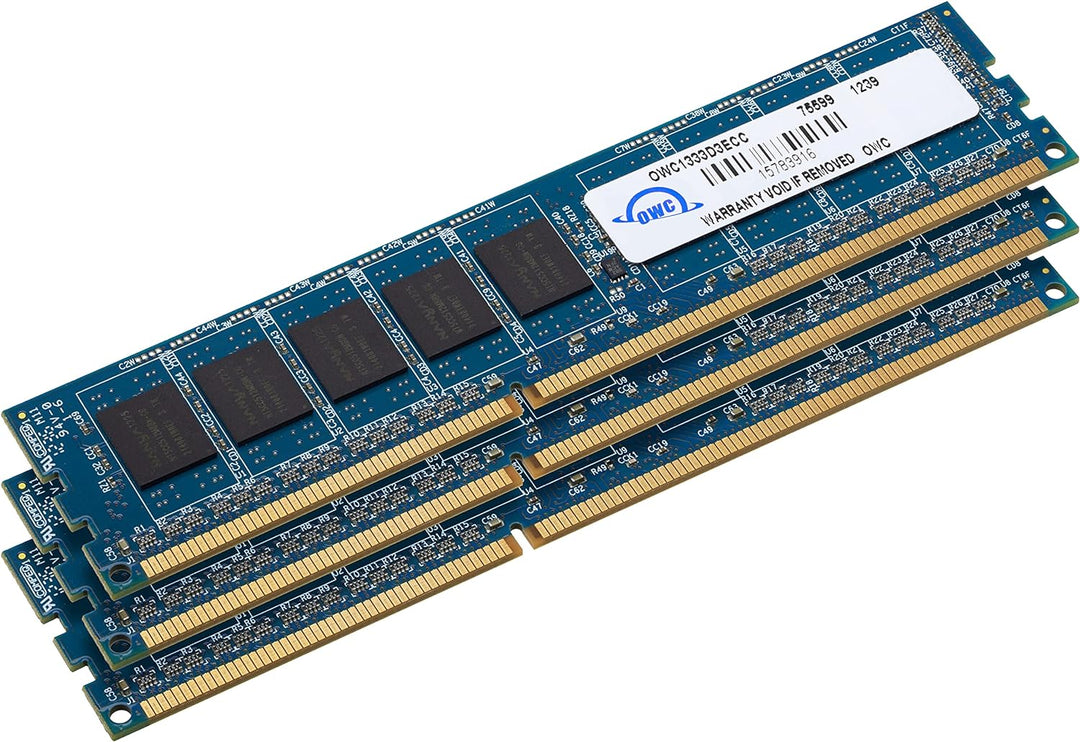 OWC OWC1333D3W4M12K 12 GB DDR3 1333 MHz ECC Speichermodul (12 GB, 3 x 4 GB, DDR3, 1333 MHz, 240-pin