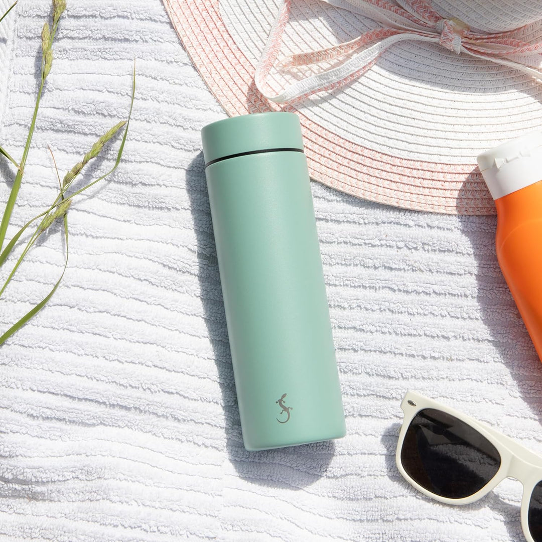 LURCH Mini Bottle Isolierflasche mit Pulverbeschichtung 300ml Dark Salvia