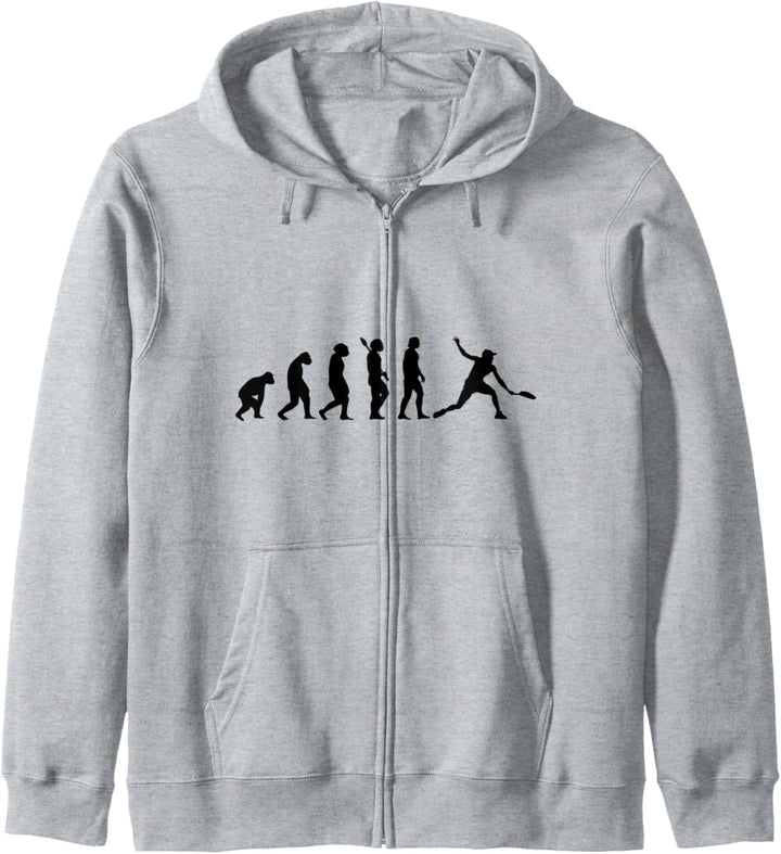 Tennisspieler Evolution Tennis Trainer Tenniscoach Geschenk Kapuzenjacke
