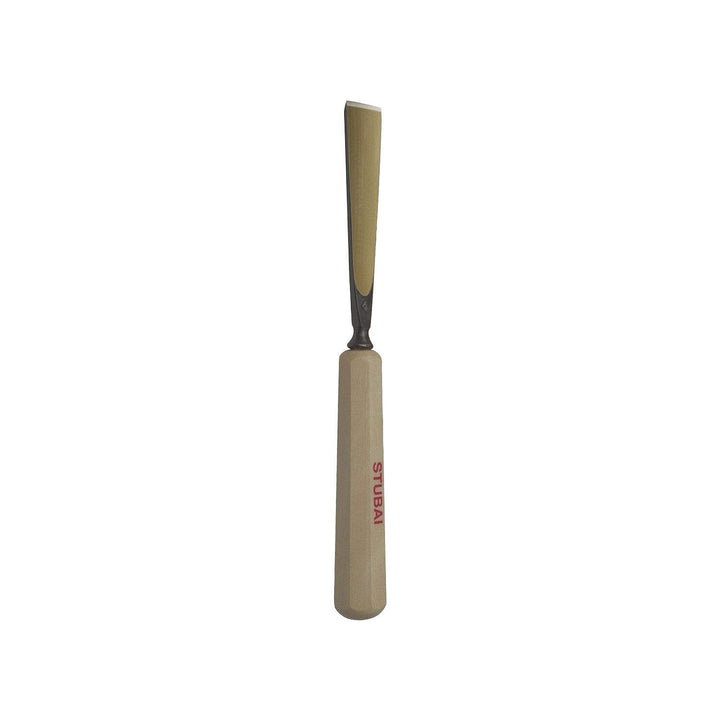 STUBAI Stemmeisen Stechbeitel Serie 52 - Form 4 | Gerades Flacheisen - 45 mm, mit Holzgriff, zum Vor